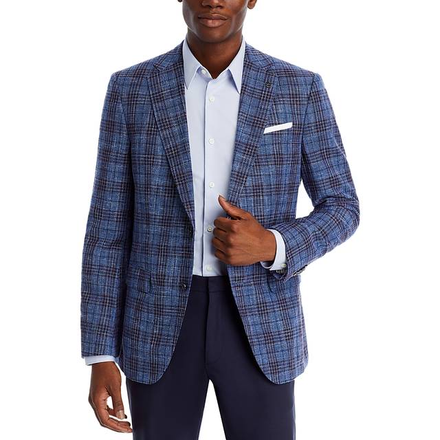 Boss Hugo Boss Hutson Slim Fit Wool & Linen-Blend Suit Jacket
