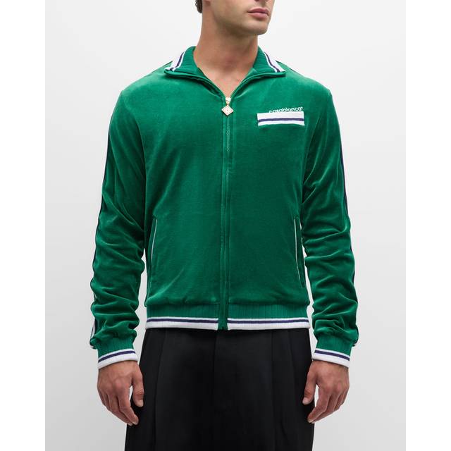 Casablanca Green Striped Jacket - EVERGREEN - L