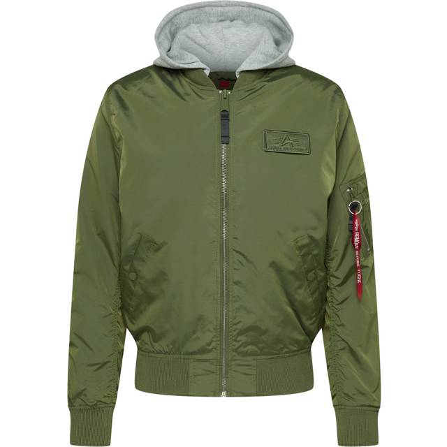 Jacket Alpha Industries MA-1 TT Hood BP Sage Green M (M)