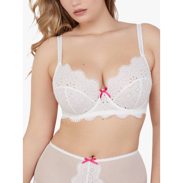 Camille White Broderie Balconette Set 32B