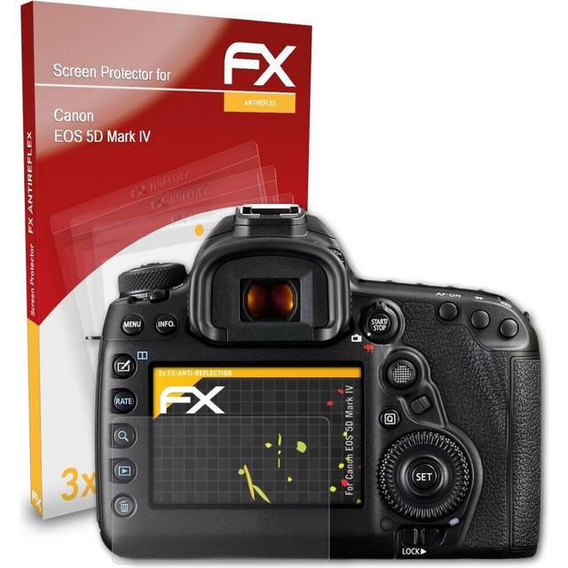 Atfolix 3x Screen Protection Film For Canon Eos 5d Mark Iv Matt&shockproof