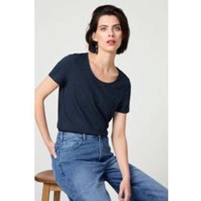 Camerance T-Shirt in GOTS-Certified Organic Cotton - Maritime