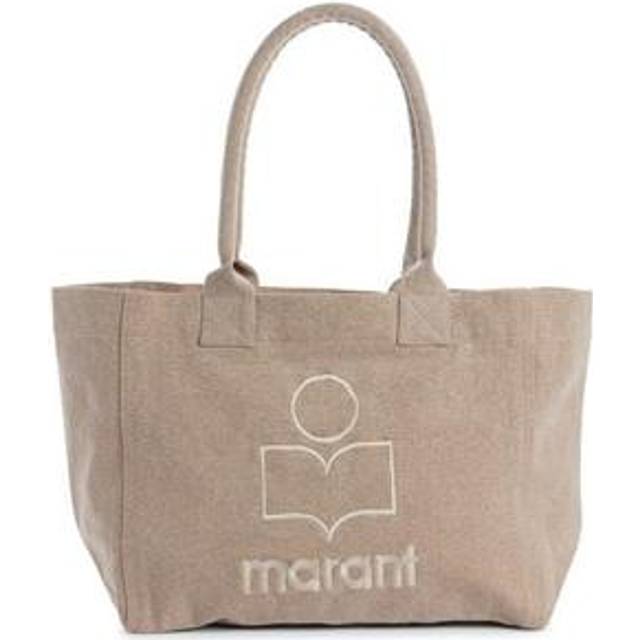 Beige Shopper Tote Bag