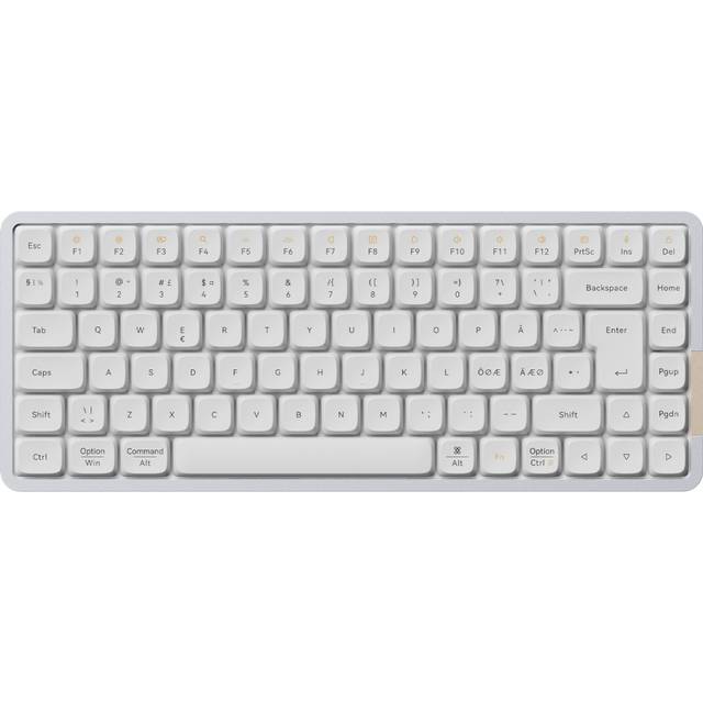 Lofree Flow84 low profile trådlöst tangentbord (vit)
