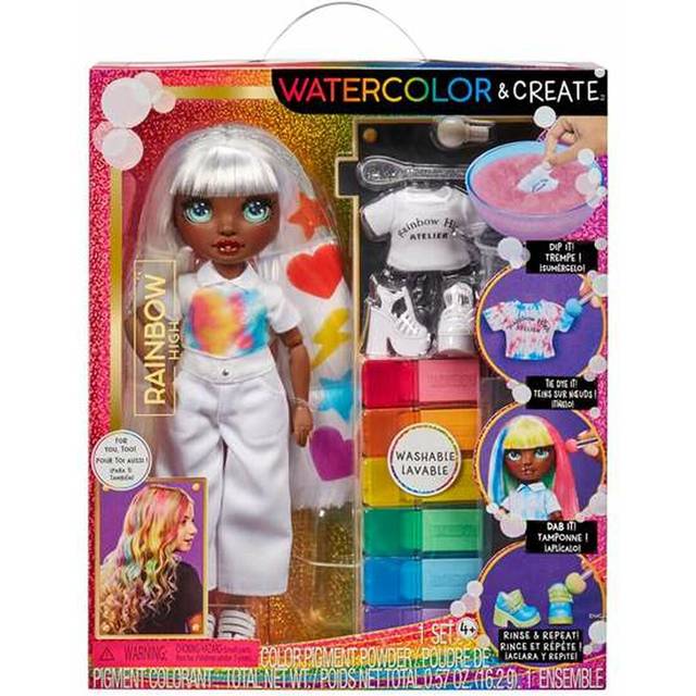 Rainbow High WaterColor & Create Dolls - Green Eyes