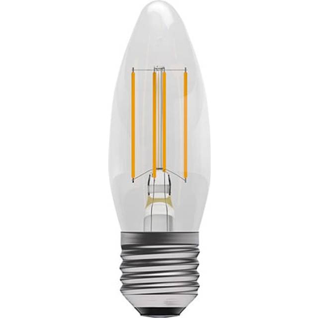Bell Non-Dimmable Clear LED Filament Candle E27 2700K 3.3W