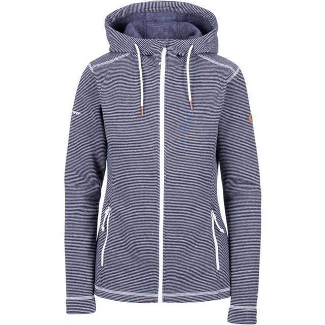 (XS, Navy) Trespass Womens/Ladies Rootless Stripe Marl AT200 Fleece Jacket