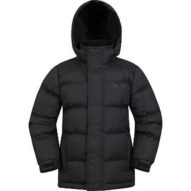 Mountain warehouse snow padded kids jacket water resistant hooded winter coat