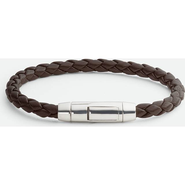 Braid Leather Bracelet - Bottega Veneta