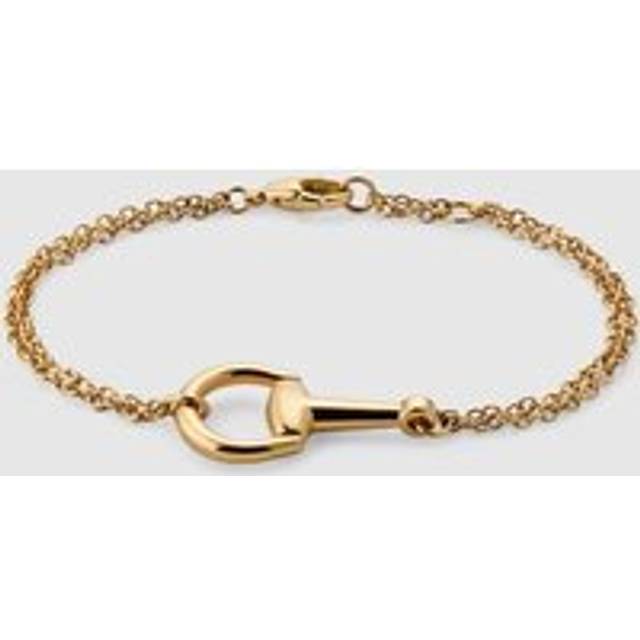 Gucci Horsebit 18ct Yellow Gold Chain Bracelet - 17cm