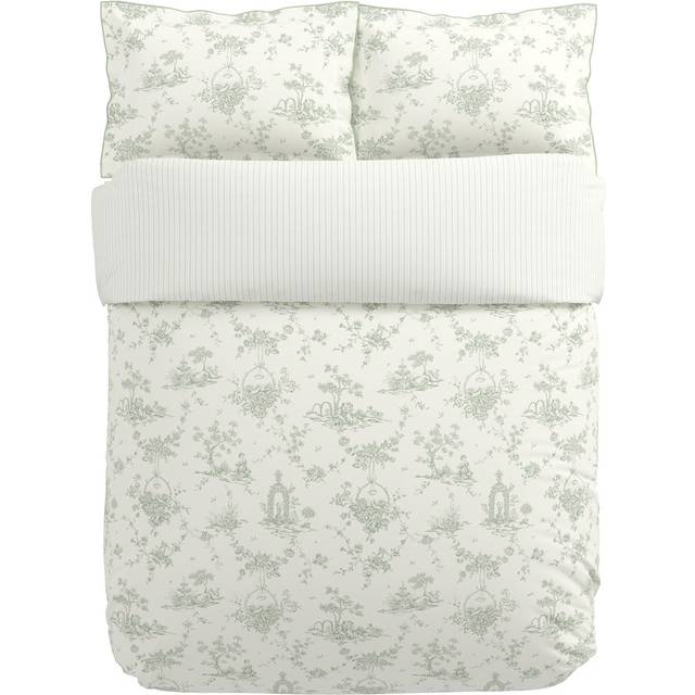 Garden Of Love Cotton Duvet Cover Set (Single Dovet Cover + 1 Oxford Pillowcase)