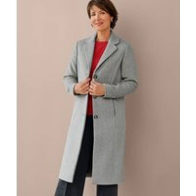 Toasty Thermal Wool Blend Thermal-lined Coat - Grey Marl - 26/28