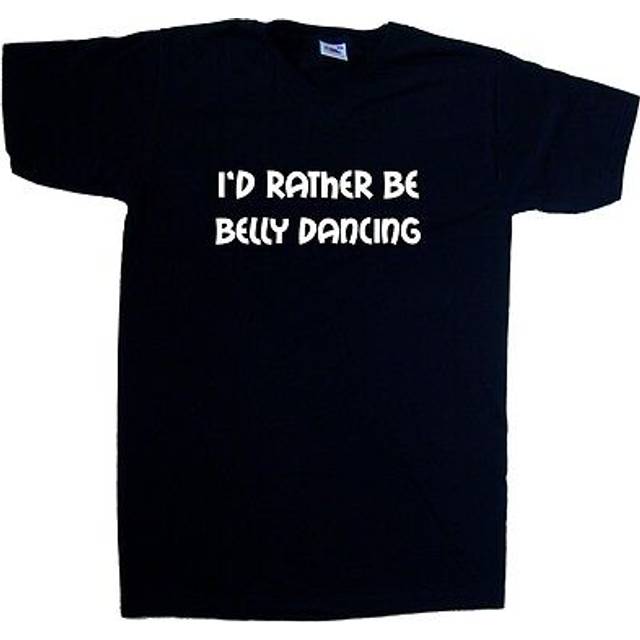 I'd rather be belly dancing v-neck t-shirt
