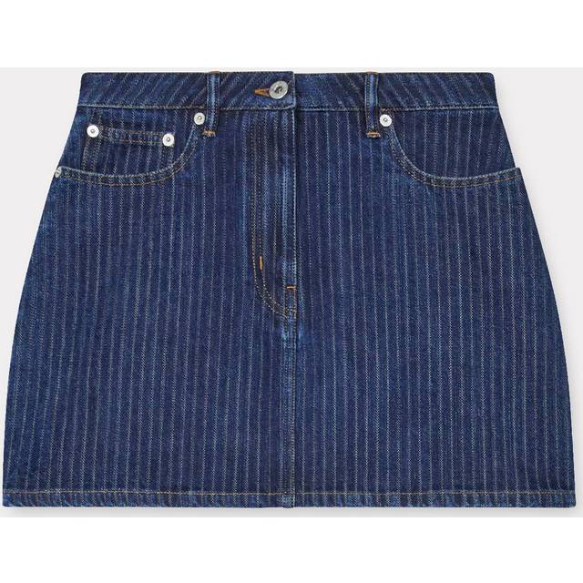 Kenzo, Denim Skirts, female, Blue, W25, Blue Cotton Skirt