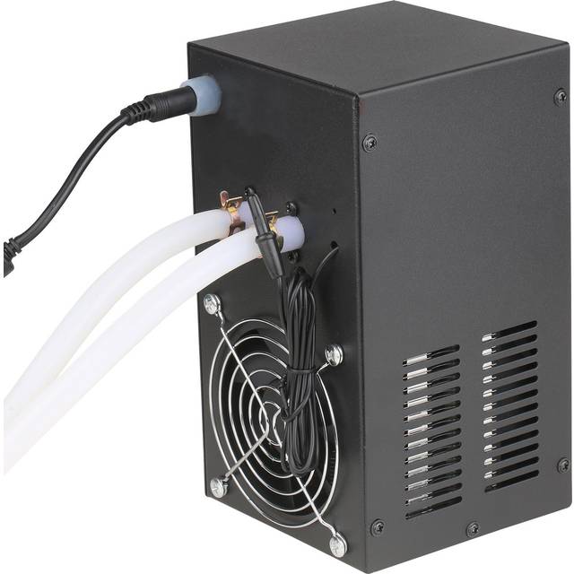 Aquarium Chiller Aquarium Cooler LCD Display Quiet Fish Tank Cooling System 20L for Fish Water UK Plug & 20L black