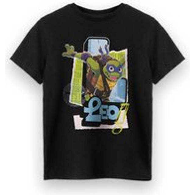 (5-6 Years) Teenage Mutant Ninja Turtles Short Sleeved T-Shirt (Boys Black)