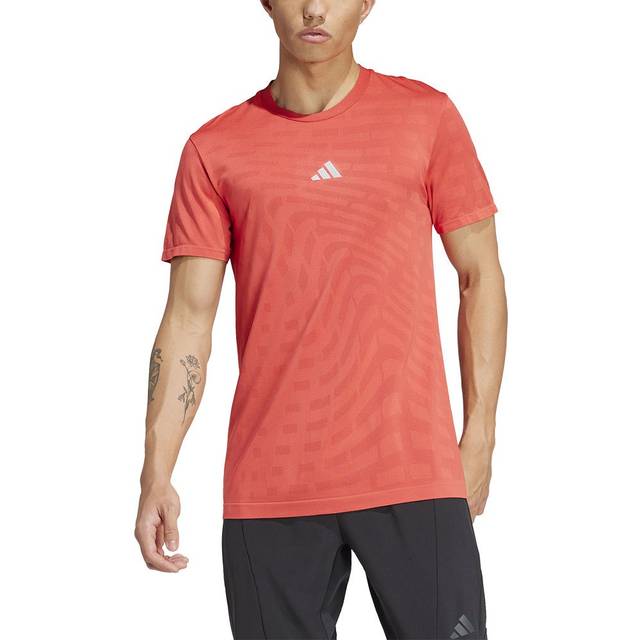 Gym+ Training Seamless T-Shirt - Bright Red / Better Scarlet - XL
