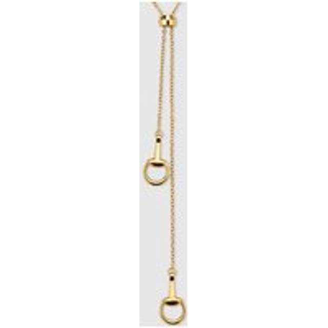 Gucci Horsebit 18ct Yellow Gold Lariat Necklace