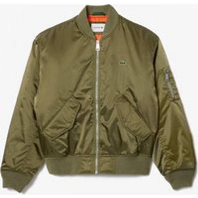 Lacoste – Essentials – Kakifärgad bomberjacka-Grön/a
