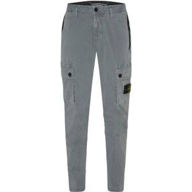 Stone Island, Byxor, Herr, W31, Bomull, Slim-fit Byxor - gray (W31)
