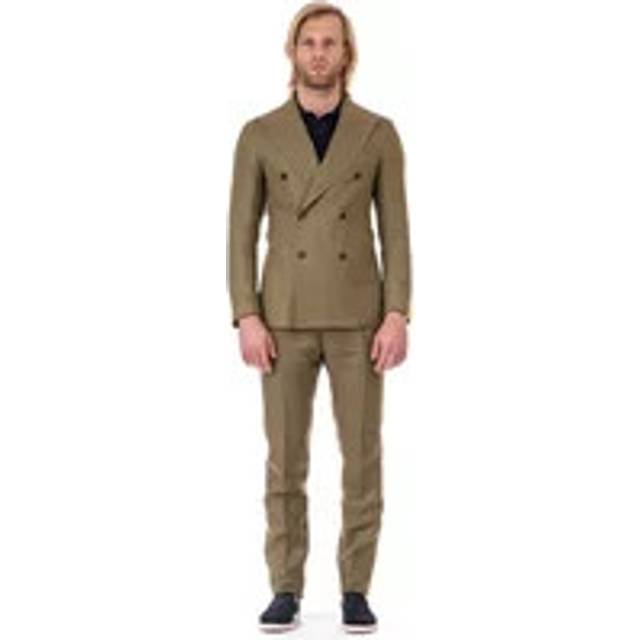 Tagliatore, Double Breasted Suits, male, Green, XL, Double-Breasted Dress