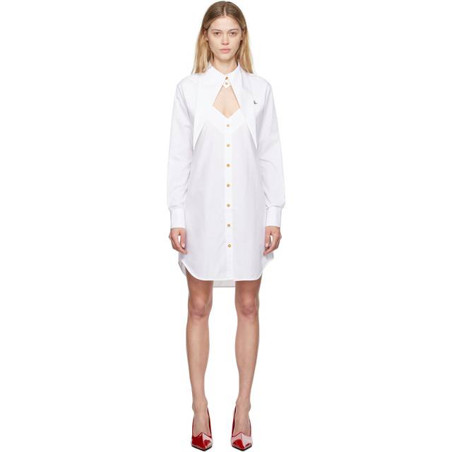 Vivienne Westwood White Heart Minidress - A401 White - IT 38