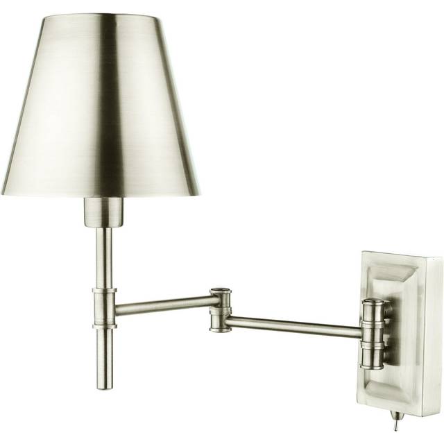 Latitude Run Kensington 1 Light Swing Arm Wall Light Polished Nickel Polished Nickel 31cm H X 15cm W X 38.5cm D