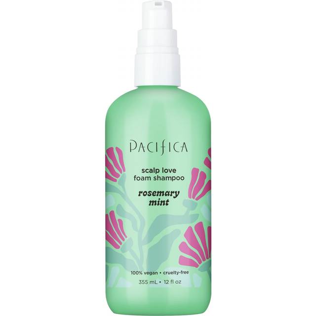 Pacifica Dandruff Shampoo - Rosemary Mint Scalp Detox - Clarifying for Oily & Dry Hair + Scalp Build-Up Control - Itchy Dry Scalp Treatment - Vegan &