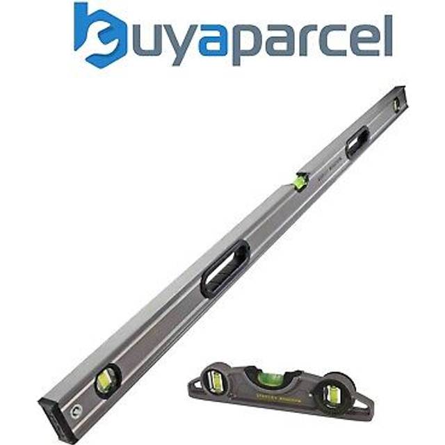 Stanley - STA043648 FatMax Box Beam Spirit Level 120cm + Torpedo 0-43-624 0-43-609