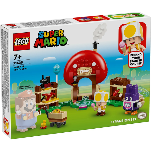 Lego Super Mario Nabbit At Toad's Shop Expansion Set 71429