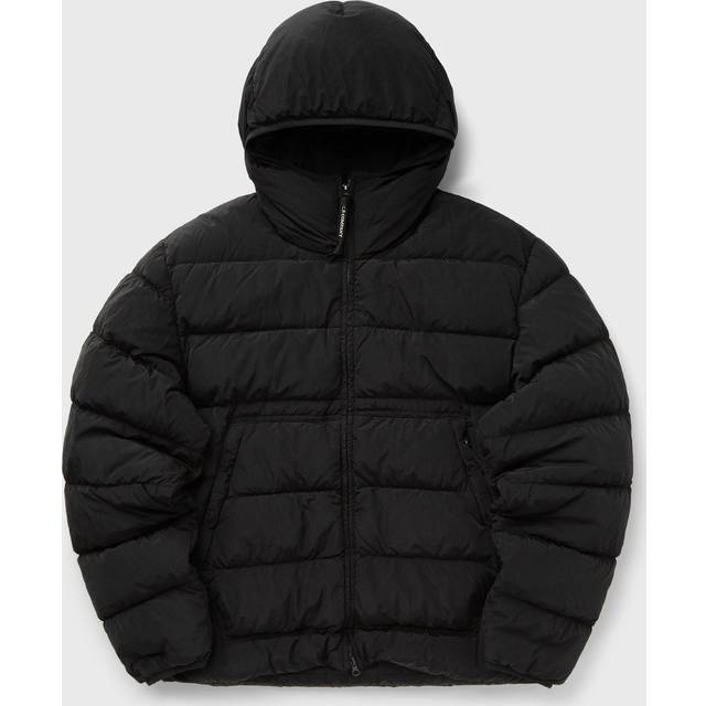 C.P. Company Black Chrome-R Goggle Down Jacket - 999 BLACK - XL