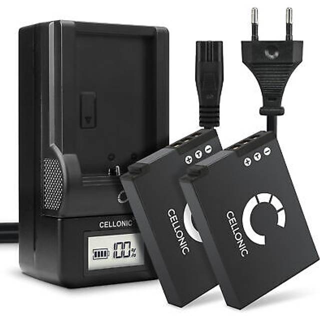 2x en-el12 battery + charger set for nikon coolpix s620 coolpix s9600