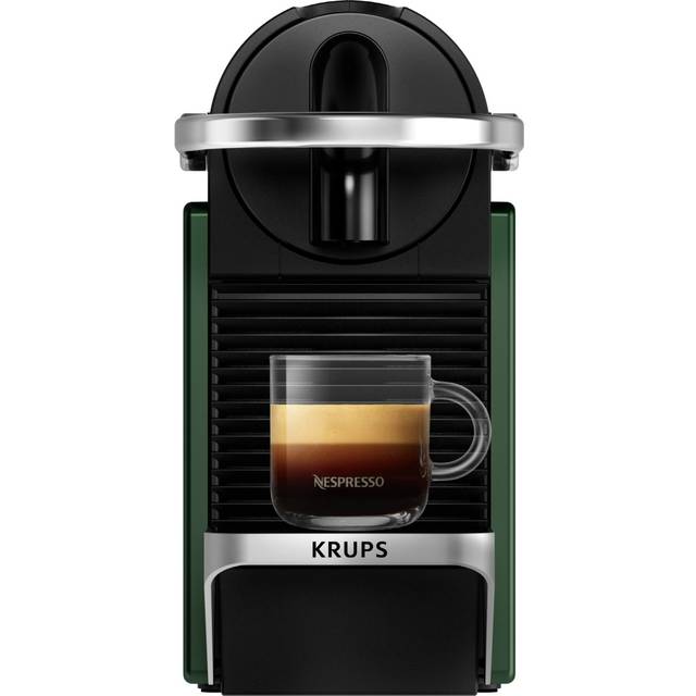Nespresso Pixie Redesign XN306310 Maskin med kapslar från Krups - Mörkgrön