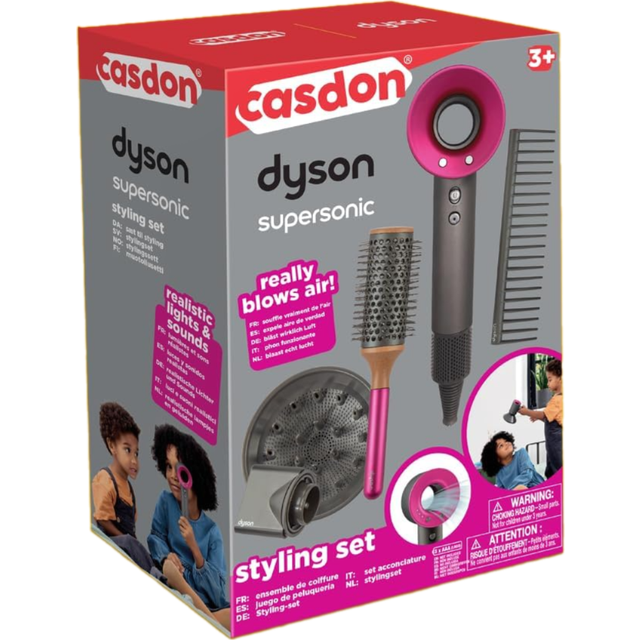 Casdon Dyson Lekset Hårstylingset 5-delar