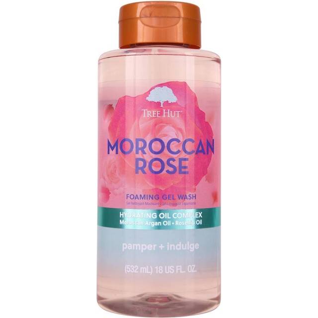 Tree Hut, Foaming Gel Wash, Moroccan Rose, 18 fl oz (532 ml)