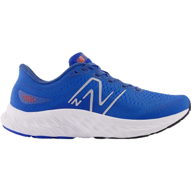 New Balance Men's Fresh Foam Evoz ST in Blue/Red Synthetic, size 7