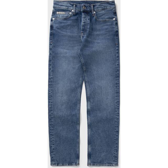 Calvin Klein Jeans – Ljusblå, tvättade jeans med raka ben