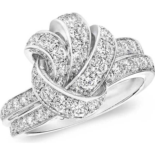 Graff White Gold and Diamond Tilda's Bow Ring - 51