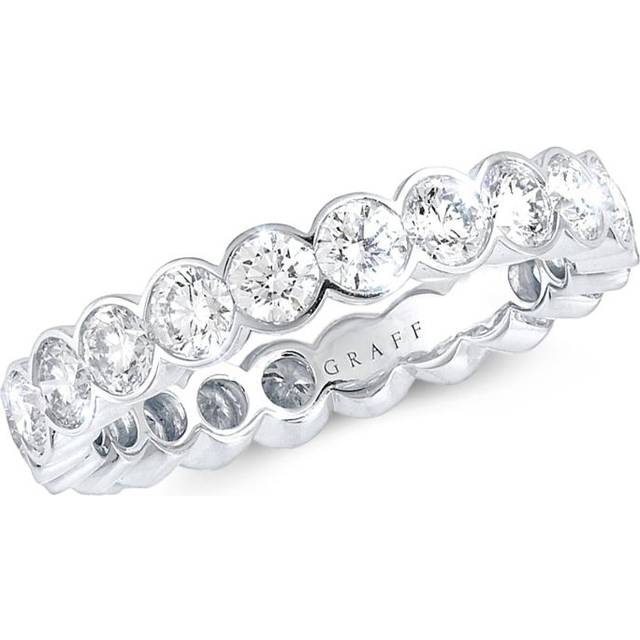 White Gold and Diamond Classic Graff Wedding Ring - 47