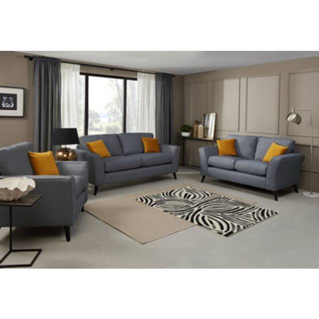 Modern Home Loscoe 3+2+1 Seater Set Denim, Blue