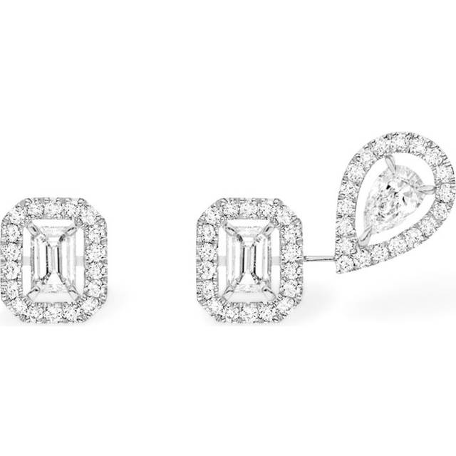 Messika White Gold and Diamond My Twin Earrings - Silver - One size
