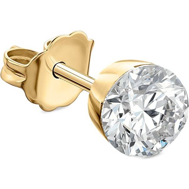 Maria Tash Diamond Single Stud Earring - Gold - 5mm