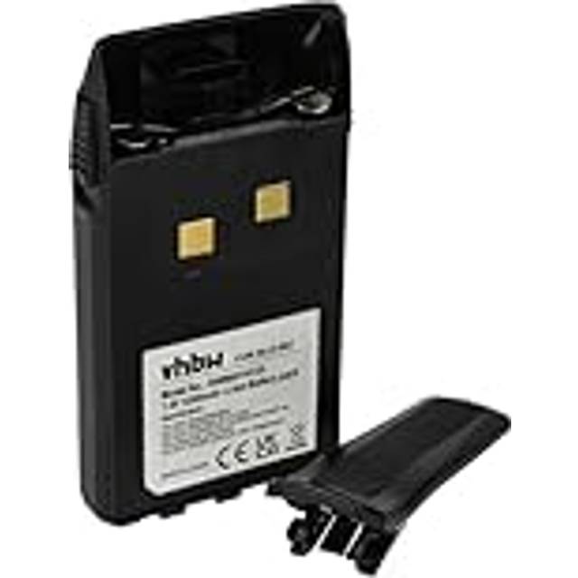 Vhbw - 1x Battery compatible with Wouxun KG-UVD1P, KG-UV6D, KG-UVD1 Radio, Walkie-Talkie (3200mAh, 7.4 v, Li-Ion) + Belt Clip