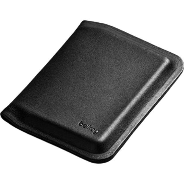 Bellroy Apex Slim Sleeve (Portefeuille Slim en Cuir, Protection RFID) - Raven