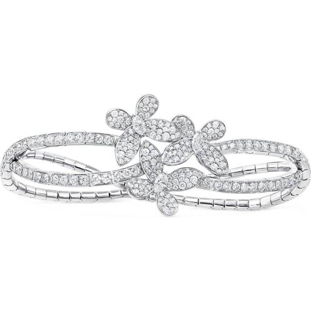 Graff White Gold and Diamond Butterfly Bracelet - One size