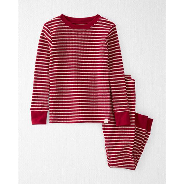 little planet by carter's Baby 2-Piece Pajamas Made with Organic Cotton  Red Stripes