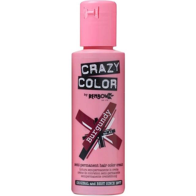 Crazy Color Burgundy Semi-Permanent Hair Dye