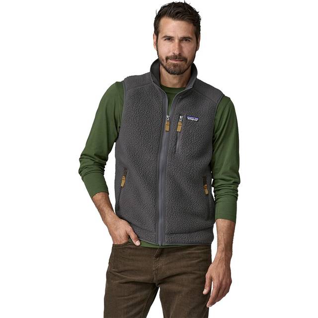 Patagonia Retro Pile Vest Fleeceväst Herr Storlek XXL Färg grå