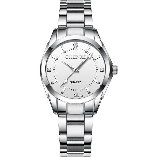 VEANXIN Elegant Watches for Women Business Ladies Watch Stainless Steel Bracelet Wristwatch with Diamonds Women's Quartz Watch Waterproof