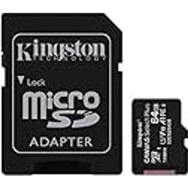 Micro SD-kort minneskort 32 GB 64 GB 128 GB 256 GB 512 GB klass 10 UHS-I MicroSDXC minneskort A1 UHS-I U1-minne för kameror mobiltelefon surfplattor Android smartphones 4k drönare (64 GB – (100 MB/S))